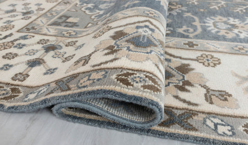 8x10 Cream Home Decor Modern  Style Oushak Wool Rug Hand Knotted Hand Spun,Carpet #133