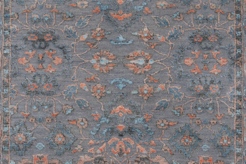 3x5 Rug Colorful Pine Garden Design Rug Modern Handmade Wool & Silk Rug, #1625(90x150 Cms.)