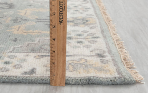 2.7x8 L.Green Cream Soft Shiny Sultanbad Oushak Design Rug #129 Free Shipping!!