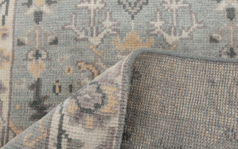 2.7x8 L.Green Cream Soft Shiny Sultanbad Oushak Design Rug #129 Free Shipping!!