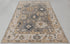 8x10 Grey Ivory Modern Oushak Turkish Style Design Hand Knotted Hand Spun Wool Rug # 2269