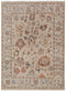 8x10 Tan Grey Modern Oushak Design Turkish Style Design Hand Knotted Hand Spun Wool Rug # 2276