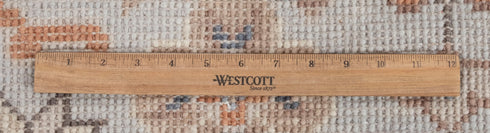 8x10 Tan Grey Modern Oushak Design Turkish Style Design Hand Knotted Hand Spun Wool Rug # 2276