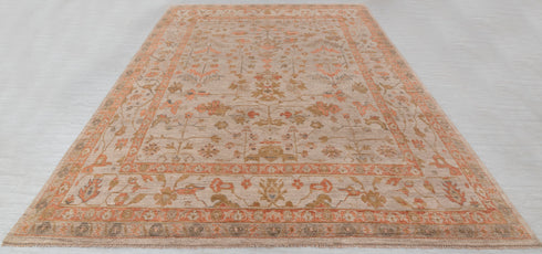 12x15 Tan Orange Oversize Hall Oushak high Quality Rug Hand Knotted 100% Wool Rug, Rug- 2247