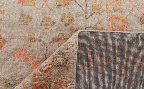 12x15 Tan Orange Oversize Hall Oushak high Quality Rug Hand Knotted 100% Wool Rug, Rug- 2247