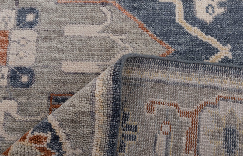 8X10 Charcoal Grey Modern Serapi Heriz Style Rug 100% Handknotted Wool Rug Free Shipping!! #3304