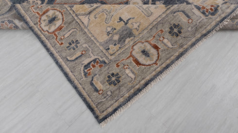 8X10 Charcoal Grey Modern Serapi Heriz Style Rug 100% Handknotted Wool Rug Free Shipping!! #3304