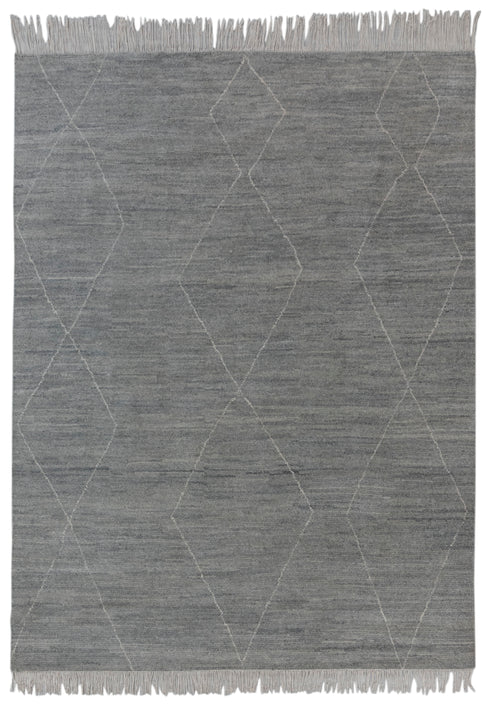 Gray Moroccan Bohemian Decor Beni Ourain Rug, Berber rug 10x14....No Wool Shedding...1902-9x12