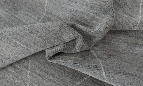 Gray Moroccan Bohemian Decor Beni Ourain Rug, Berber rug 10x14....No Wool Shedding...1902-9x12