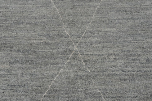 10x14 Large Gray Moroccan Bohemian Decor Beni Ourain Rug, Berber rug 10x14....No Wool Shedding...#2485