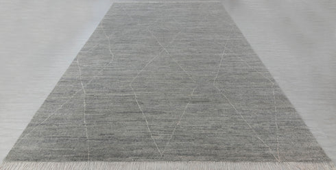 10x14 Large Gray Moroccan Bohemian Decor Beni Ourain Rug, Berber rug 10x14....No Wool Shedding...#2485