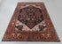 8x10 Antique Classic Serapi Persian Navy Rust Rug High Quality Hand Knotted 100% WOOL Rug #Ps-8