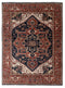 8x10 Antique Classic Serapi Persian Navy Rust Rug High Quality Hand Knotted 100% WOOL Rug #Ps-8