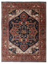8x10 Antique Classic Serapi Persian Navy Rust Rug High Quality Hand Knotted 100% WOOL Rug #Ps-8