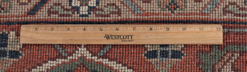 8x10 Antique Classic Serapi Persian Navy Rust Rug High Quality Hand Knotted 100% WOOL Rug #Ps-8