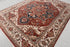 8x10 Rust Cream Mahal Classic Serapi Persian Rug High Quality Hand Knotted 100% WOOL Rug #Ps-9