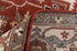 8x10 Rust Cream Mahal Classic Serapi Persian Rug High Quality Hand Knotted 100% WOOL Rug #Ps-9