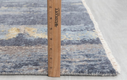 8x10 Colorful Modern Designer Wool Real Silk Abstract Style High Quality Hand knotted Rug #874(242x300 Cms.)