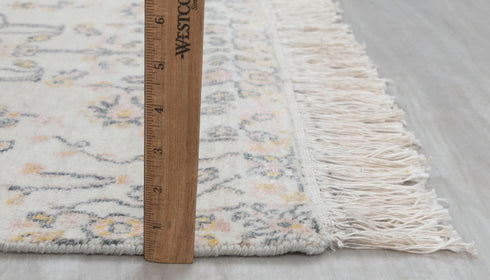 2.6x10 Ft. Modern Tree of Life Transitional Rug Runner Rug, Vintage Rug, Rug, Wool & Silk Rug #777-A