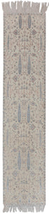 2.6x10 Ft. Tree of Life Transitional Rug Runner Rug, Contemporary Rug, Rug, Wool & Silk Rug #330-B
