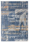8x10 Blue Modern Designer Wool Real Silk Abstract Style High Quality Hand knotted Rug #870(242x300 Cms.)