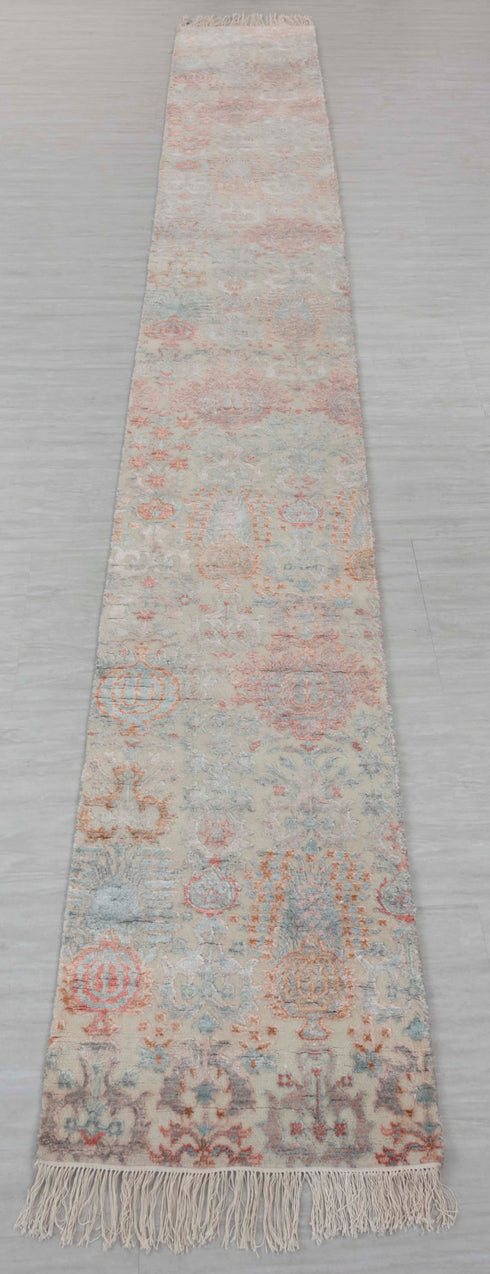 2x15 Ft. Colorful Large Modern Design Rug Wool Rug Free Shipping!!! #3274