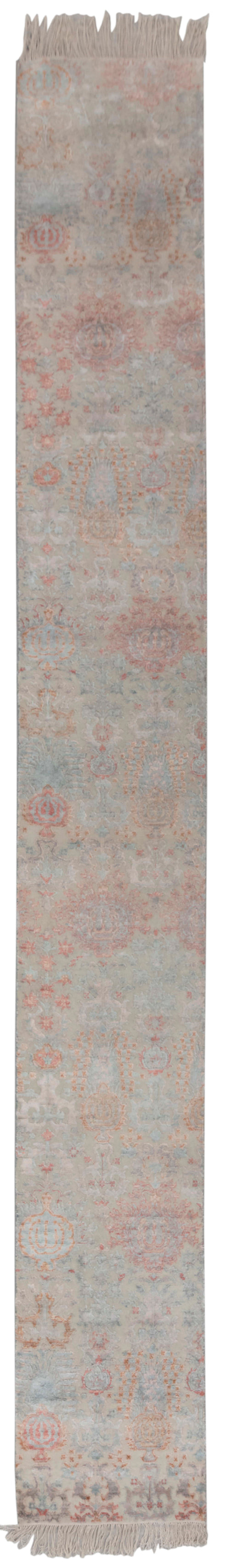 2x15 Ft. Colorful Large Modern Design Rug Wool Rug Free Shipping!!! #3274