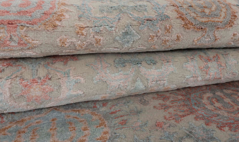 2x15 Ft. Colorful Large Modern Design Rug Wool Rug Free Shipping!!! #3274