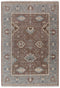 9x12 Grey Brown Modern Turkish Style Oushak Rug Hand Knotted Wool Rug #2811(279x368 Cms.)