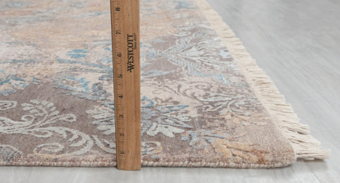 8x10 Beige Brown Modern Floral Persian Rug FREE SHIPPING !! 956