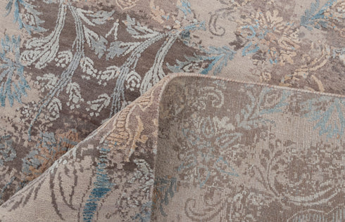 8x10 Beige Brown Modern Floral Persian Rug FREE SHIPPING !! 956