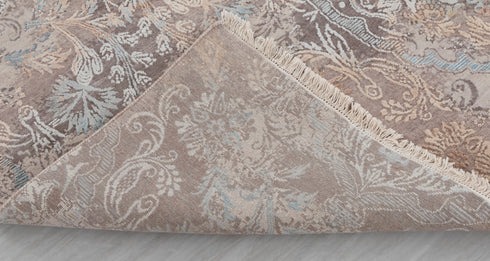 8x10 Beige Brown Modern Floral Persian Rug FREE SHIPPING !! 956