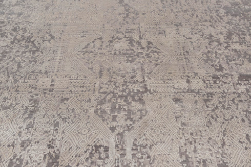 10x14  Modern Designer Wool Real Silk Abstract Style High Quality Hand knotted Rug #957(300x426 Cms.)