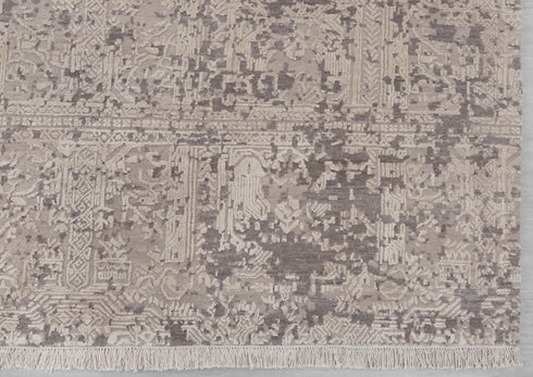 10x14  Modern Designer Wool Real Silk Abstract Style High Quality Hand knotted Rug #957(300x426 Cms.)