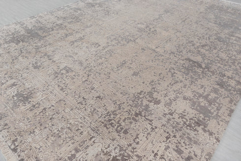 10x14  Modern Designer Wool Real Silk Abstract Style High Quality Hand knotted Rug #957(300x426 Cms.)