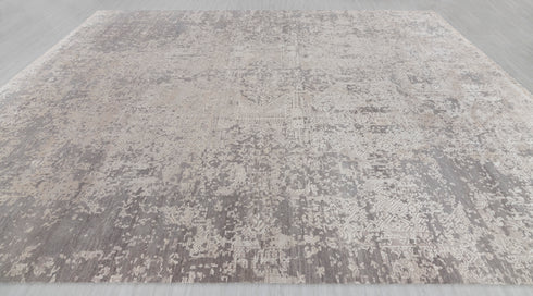 10x14  Modern Designer Wool Real Silk Abstract Style High Quality Hand knotted Rug #957(300x426 Cms.)