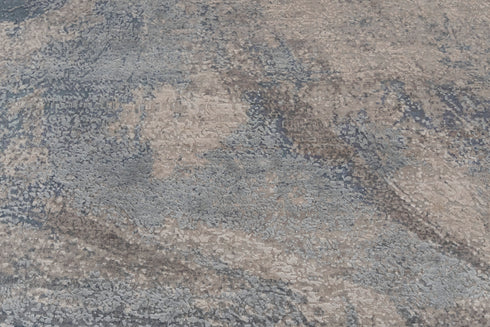 9 x 12 Grey Blue Living Room Rug | Abstract Rug | Distressed Style Handmade Rug #958(275x365 Cms.)