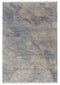 9 x 12 Grey Blue Living Room Rug | Abstract Rug | Distressed Style Handmade Rug #958(275x365 Cms.)