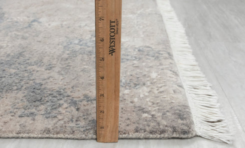 9 x 12 Grey Blue Living Room Rug | Abstract Rug | Distressed Style Handmade Rug #958(275x365 Cms.)