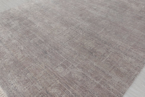 8x10 Grey Modern Designer Wool Real Silk Abstract Style High Quality Hand knotted Rug #959(242x300 Cms.)