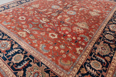 12x15 Oversize Hall Rug Serapi Classic Persian high Quality Rug Hand Knotted 100% Wool Rug, Rug- Ps-14