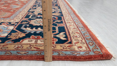 12x15 Oversize Hall Rug Serapi Classic Persian high Quality Rug Hand Knotted 100% Wool Rug, Rug- Ps-14