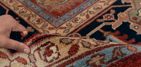 12x15 Oversize Hall Rug Serapi Classic Persian high Quality Rug Hand Knotted 100% Wool Rug, Rug- Ps-14