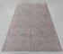 6X9 Rug Floral Design Rug Grey Pink Modern Style Handmade Wool Silk Touch Rug #635(180x275 Cms.)