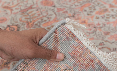 6X9 Colorful Garden Design Rug Modern Style Handmade Wool Silk Touch Rug #4186(180x275 Cms.)