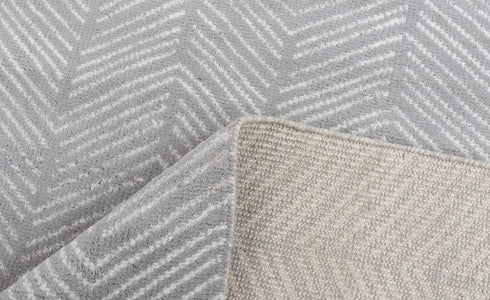 8x10 Grey White Mororccan Zigzag Design  Rug  Wool Beni Ourain Berber Hand Knotted Se-58 Free Shipping!!