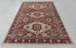 8x10 Rust Turkish Style Kazak Oushak Design Rug Hand Knotted Hand Spun Wool Rug #SE-54