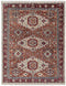 8x10 Rust Turkish Style Kazak Oushak Design Rug Hand Knotted Hand Spun Wool Rug #SE-54