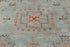 8x10 Blue Taupe Sand Modern Designer Oushak Turkish Design Hand Knotted Hand Spun Wool Rug #SE-127