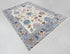 9x12 Cream Blue Modern Turkish Style Oushak Rug Hand Knotted Wool Rug #SE-101(275x365 Cms.)
